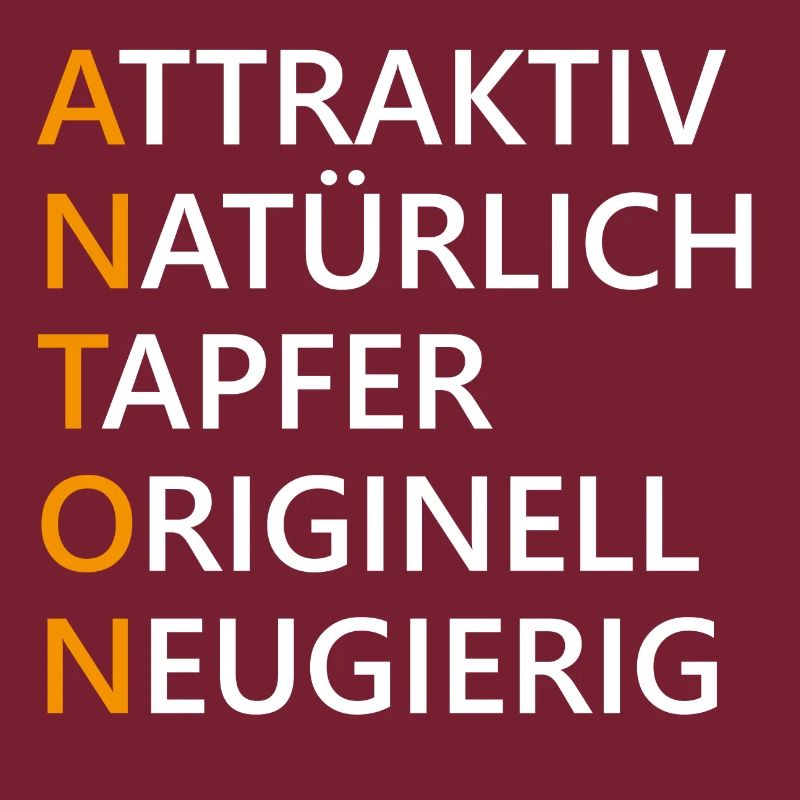 Anton Name Geschenk