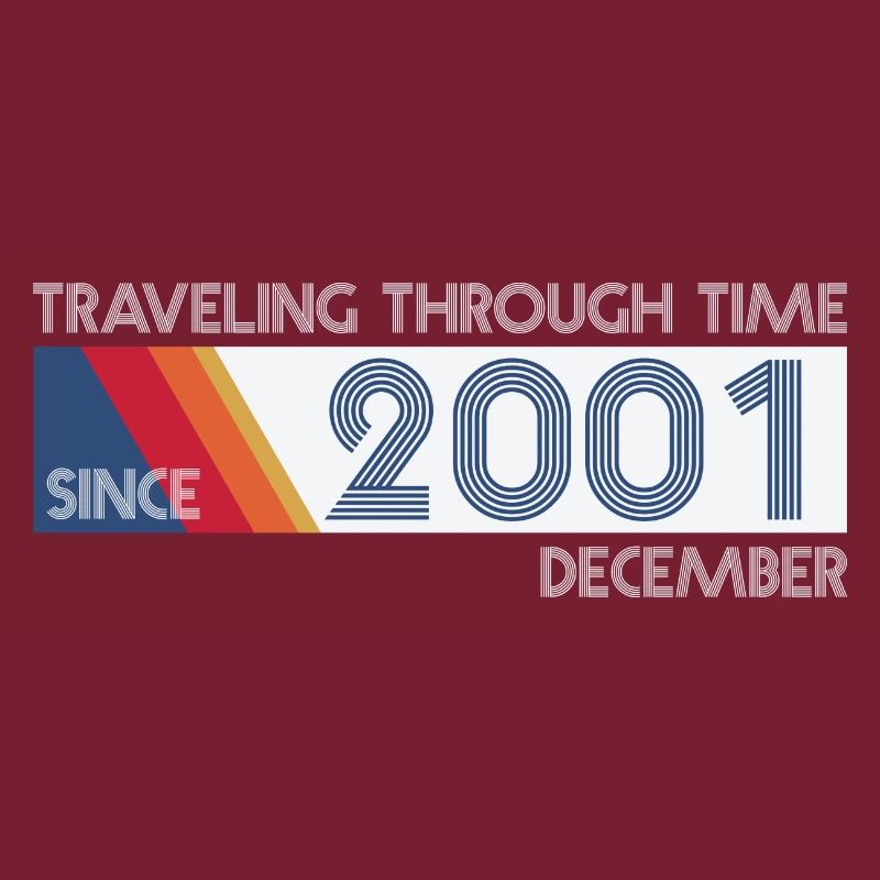 Funny Zeitreise Geburtstags Design December 2001