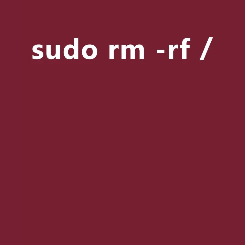 Linux Admin Programmer sudo rm rf / Linux