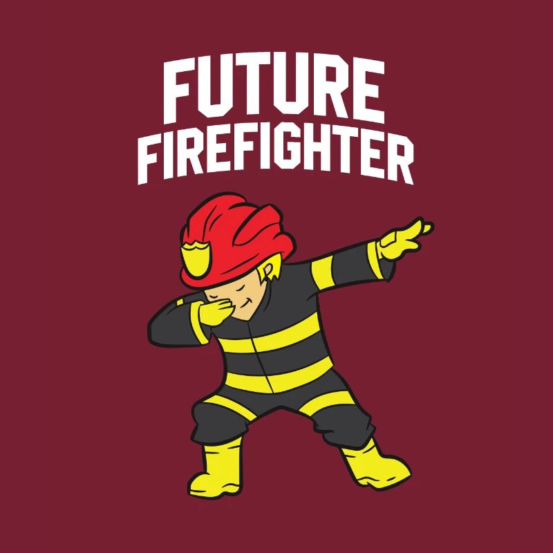 Futur pompier dabbing pompier