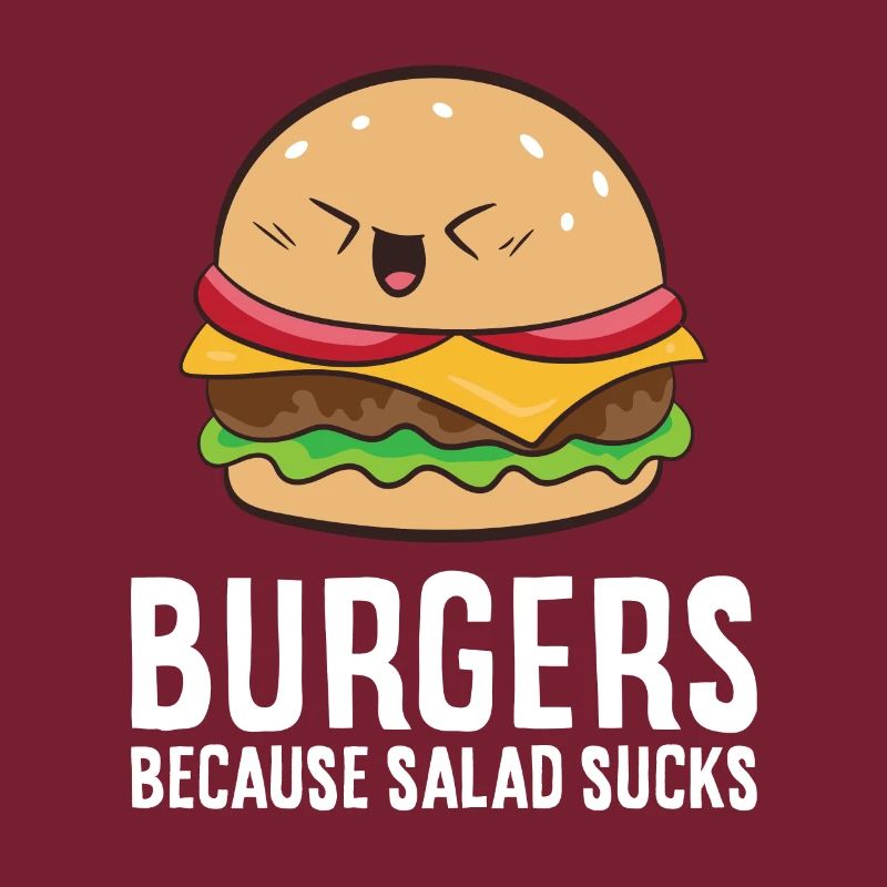 Burger parce que la merde de salade est drôle Hamburger