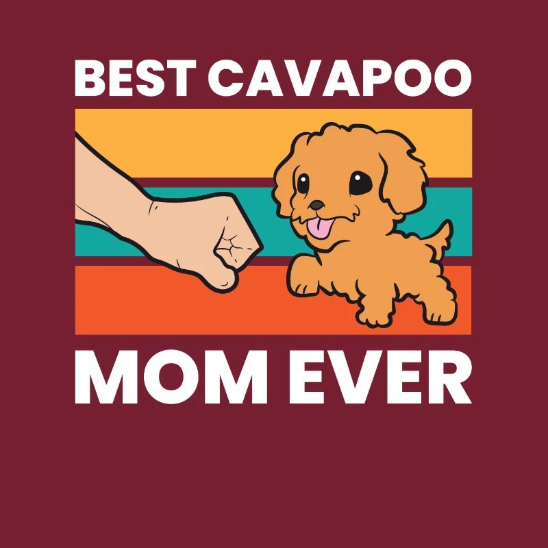 Cavapoo Dog Mama Cavoodle Meilleur Cavapoo Mama