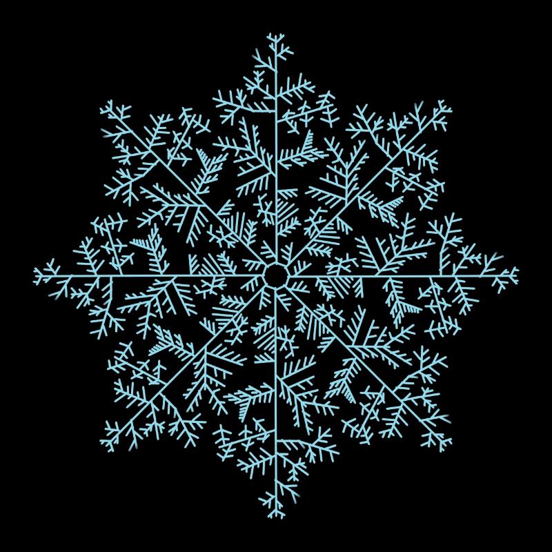 Pull d'hiver unique dessiné par flocon de neige