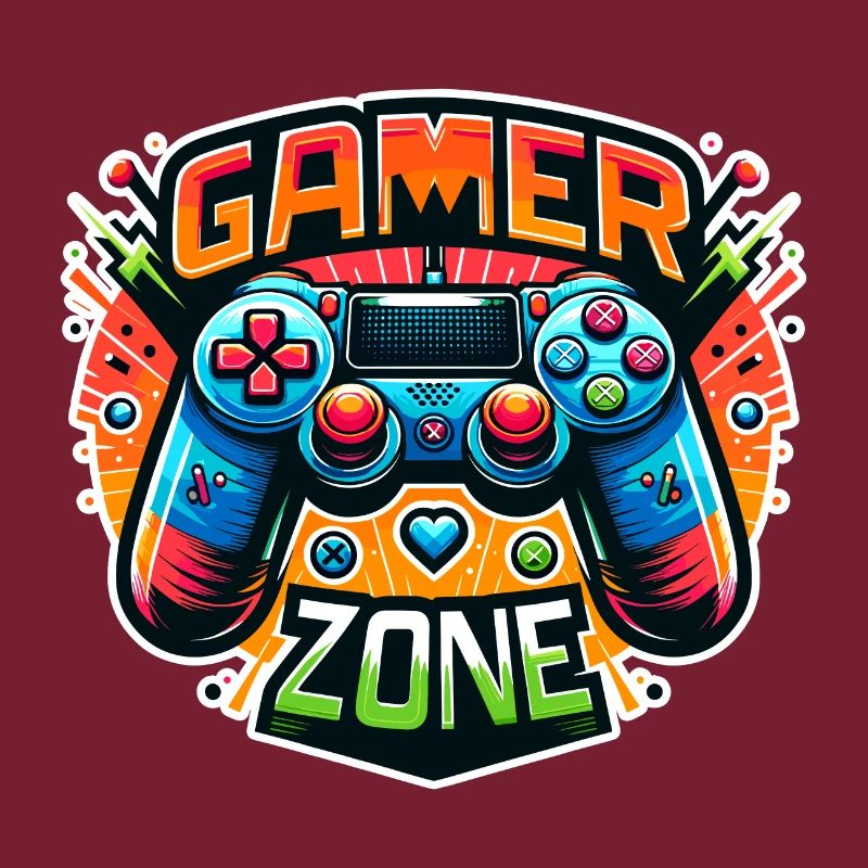 Gamer Zone - Controller Illustration