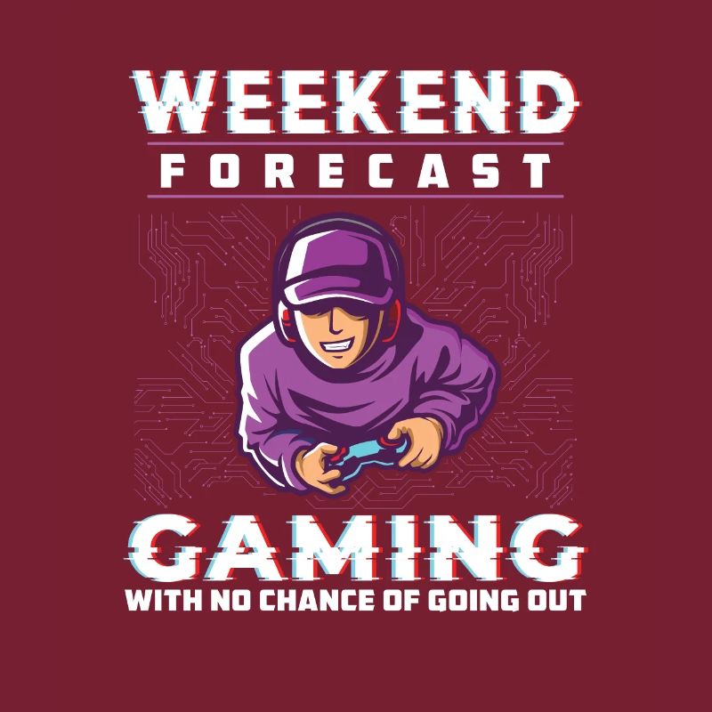 Wochenendprognose Gaming Lustiger Computerfreak