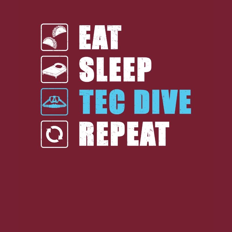 Eat Sleep Tec Dive Repeat Plongée technique