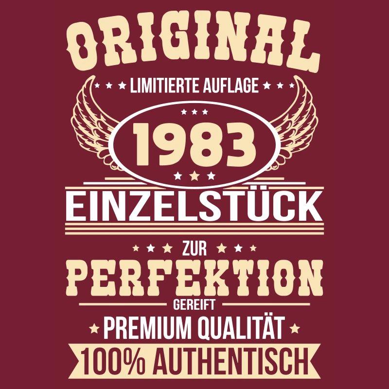 40. Geburtstag - Original 1983 Einzelstück