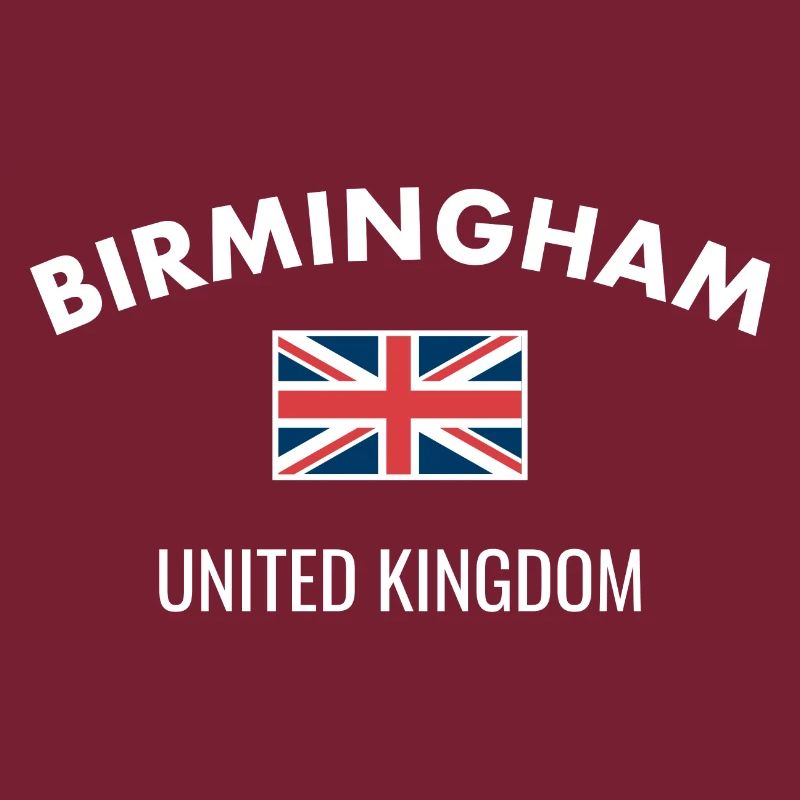 Birmingham Great Britain British Flag British