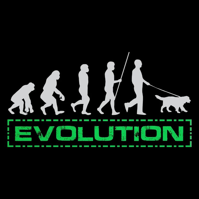 HUNDE EVOLUTION! Lustiges Hunde T-Shirt