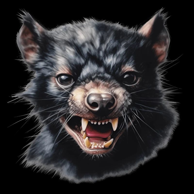 Looming Tasmanian devil