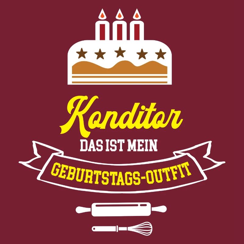 Konditor Geburtstag Bäcker Geburtstagsgeschenk