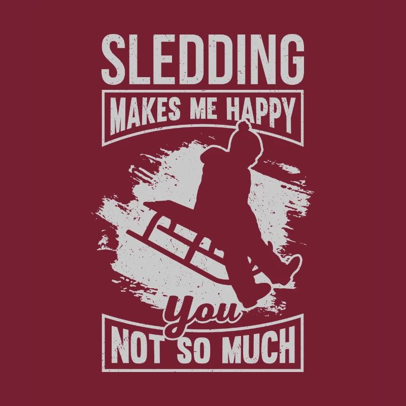 Sledging Winter Sledge Gift