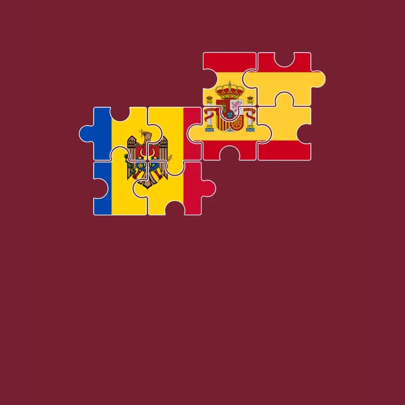 Moldau Spanien Flagge Spanisch Moldauer