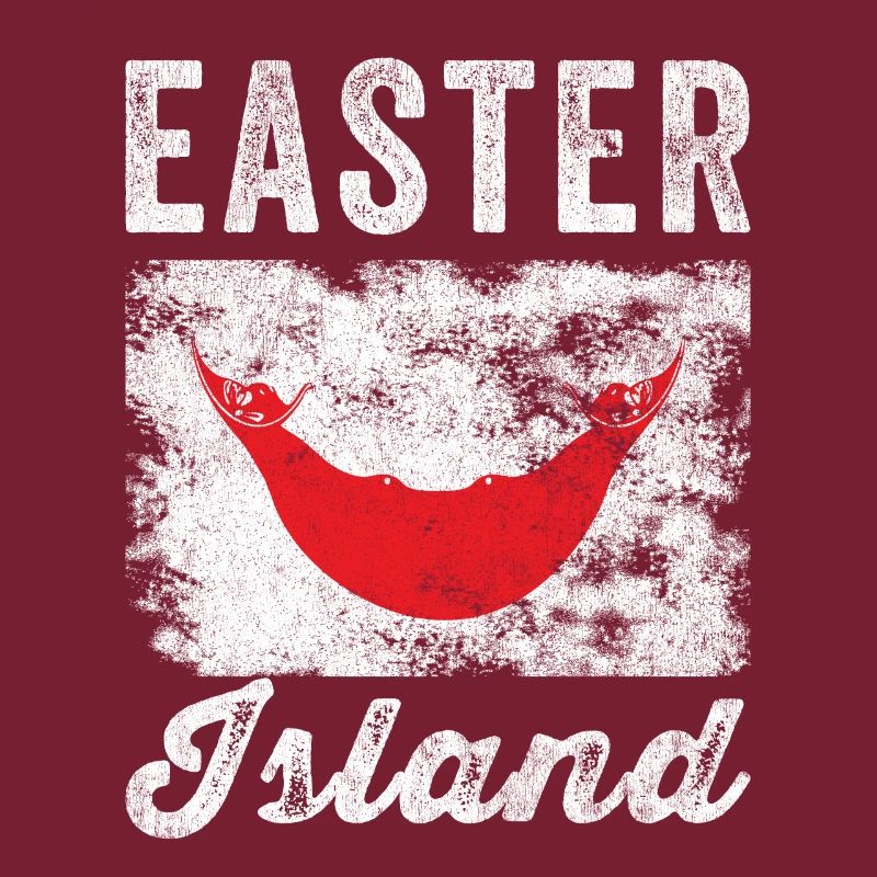 Drapeau de l’île de Pâques Vintage Rapa Nui Drapeau