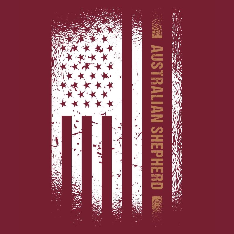 Dog Aussie Us Flag