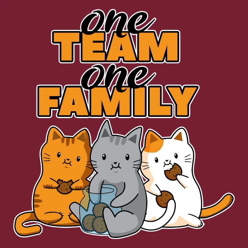 team family cat biscuits baking work colleagues