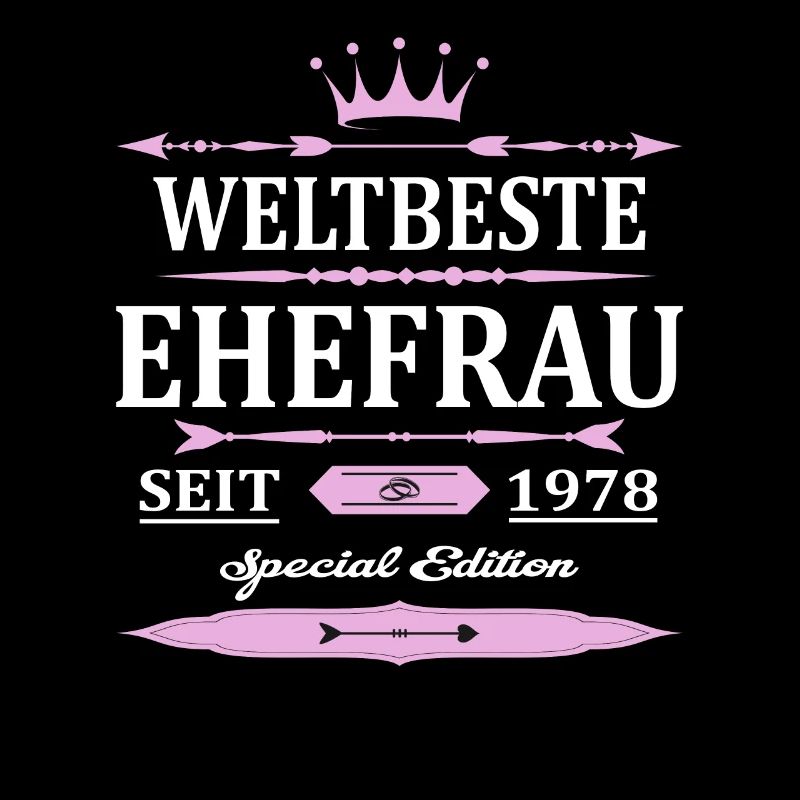 Weltbeste Ehefrau Seit 1978 Vintage Hochzeitstag