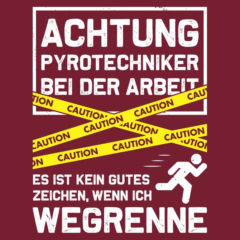 Achtung - Pyrotechniker bei der Arbeit