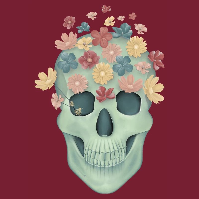 Blumenschädel
