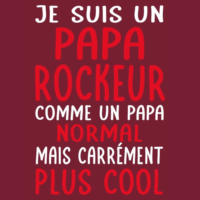 Papa rockeur comme papa normal plus cool