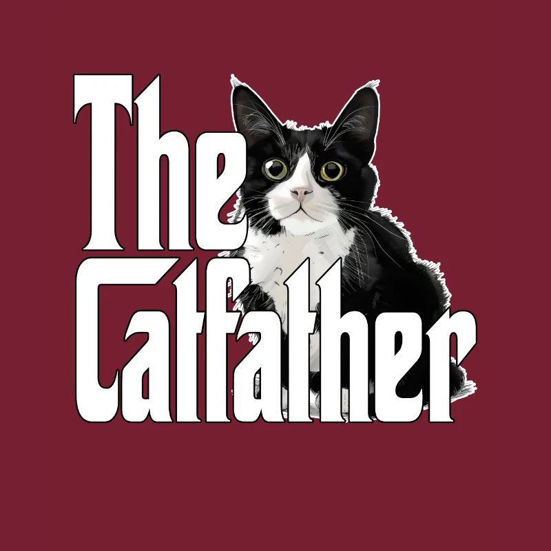 Chat Papa Le Catfather Crazy Cat Père Kitty Daddy