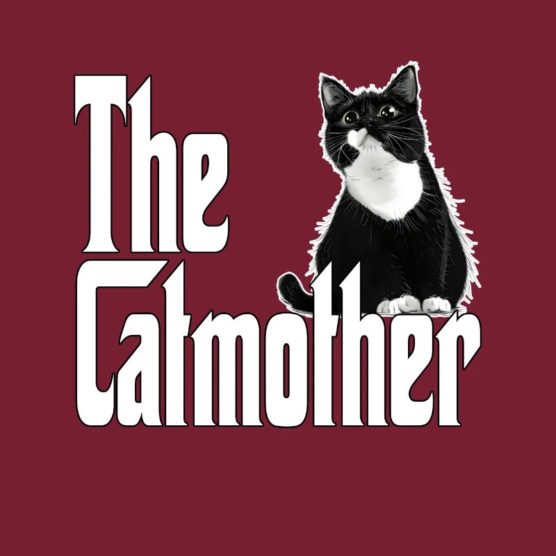 Katze Mutter La Catmother Chat Crazy Maman Maman
