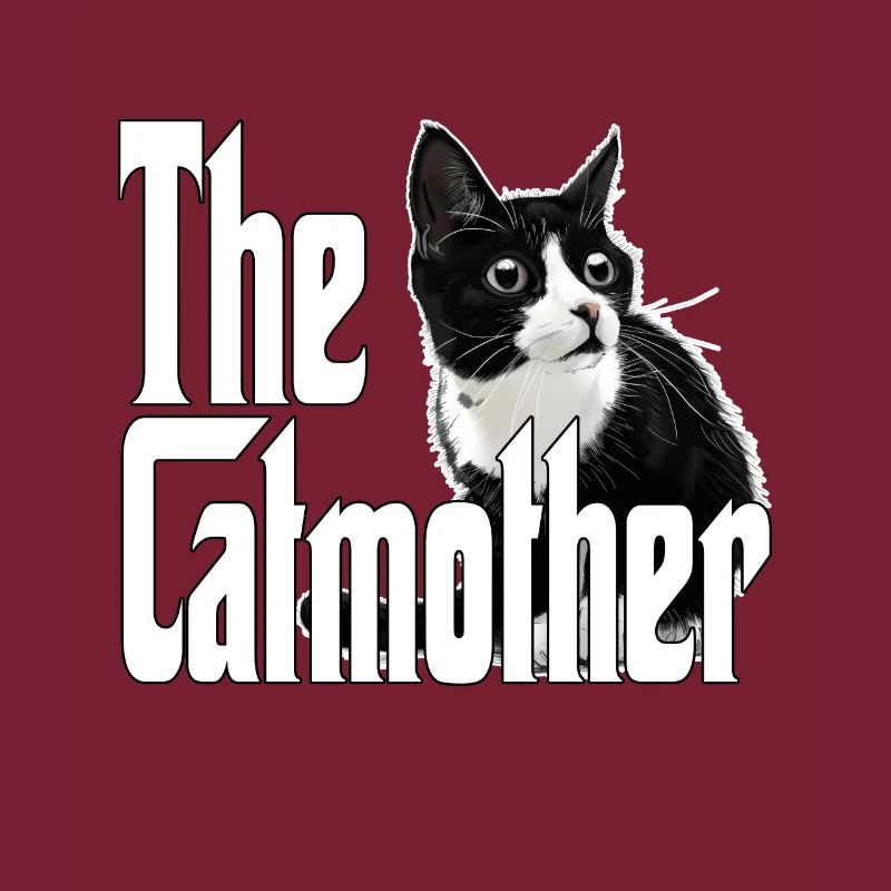 Katze Mutter La Catmother Chat Crazy Maman Maman