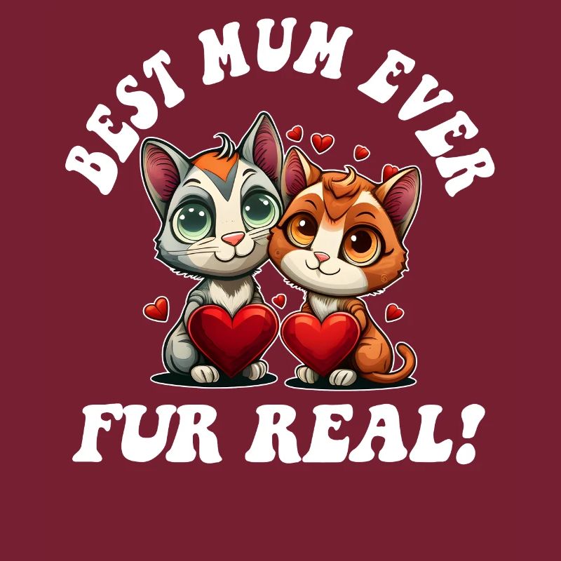 Muttertag mit Katzenfell Echt süßer Muttertag