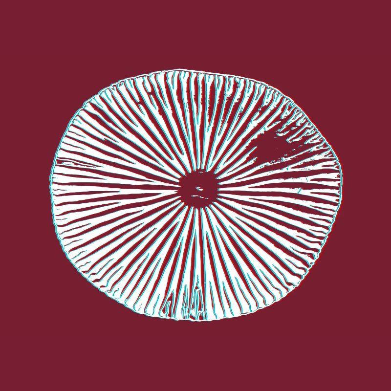 Psychedelic Magic Mushrooms Minimal 3D Print