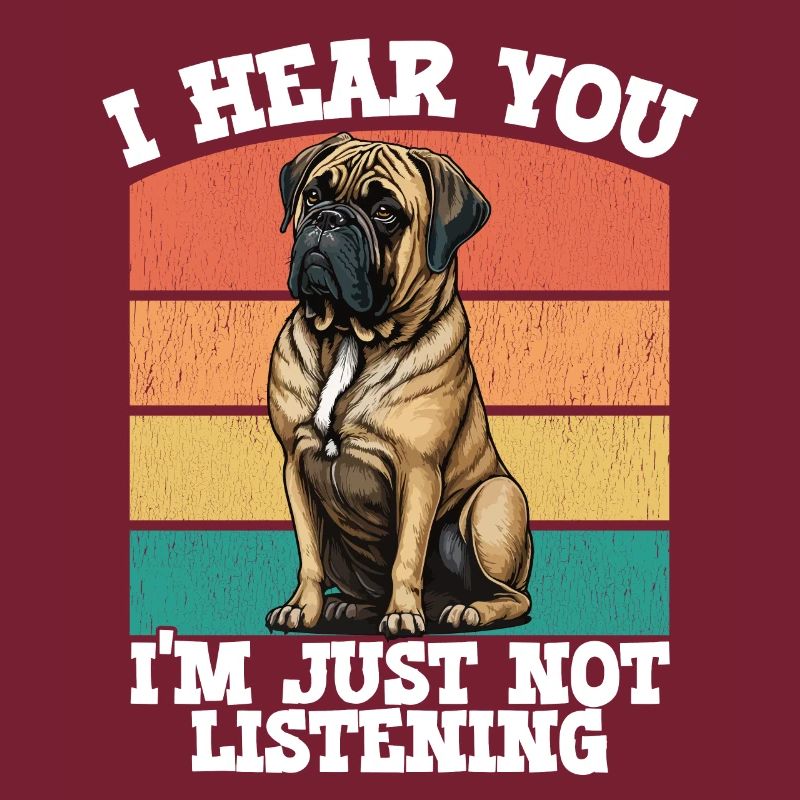 Bullmastiff Je t’entends Je n’écoute tout simplement pas