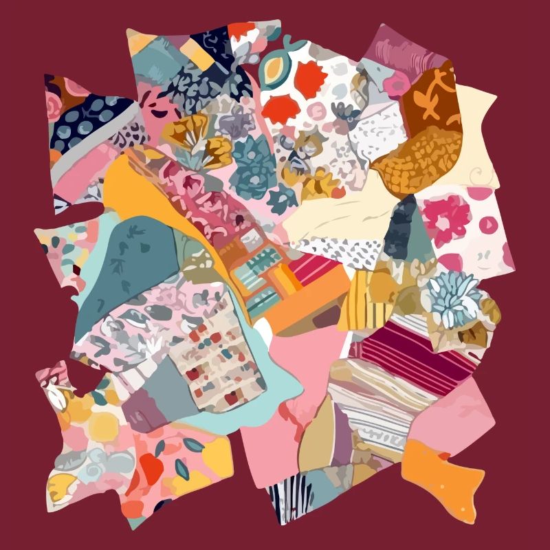Patchwork de tissu n°2