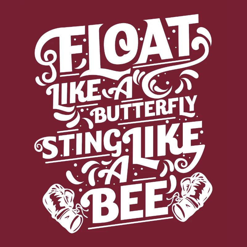 Float Like A Butterfly Bee | Citation Boxe Ali
