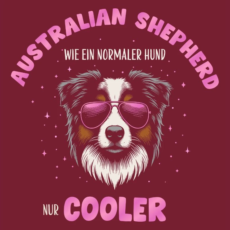 Aussie - comme un chien normal, mais rose plus froid