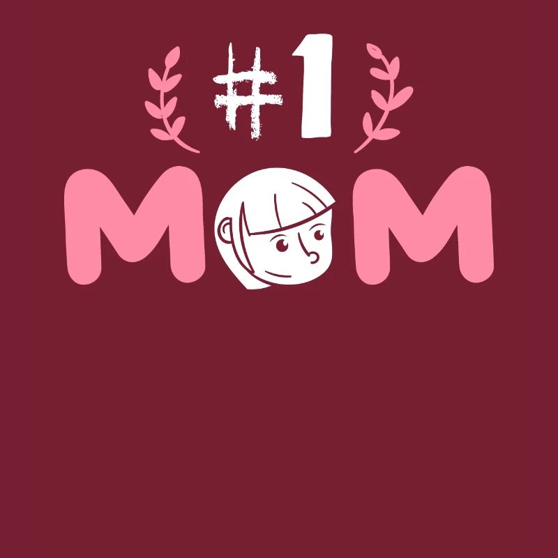 #1 Mom Mutter Muttertag Liebe Geschenk Idee