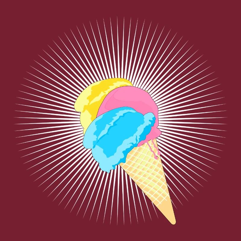 Cornet de crème glacée cornet de crème glacée molle de la crème glacée