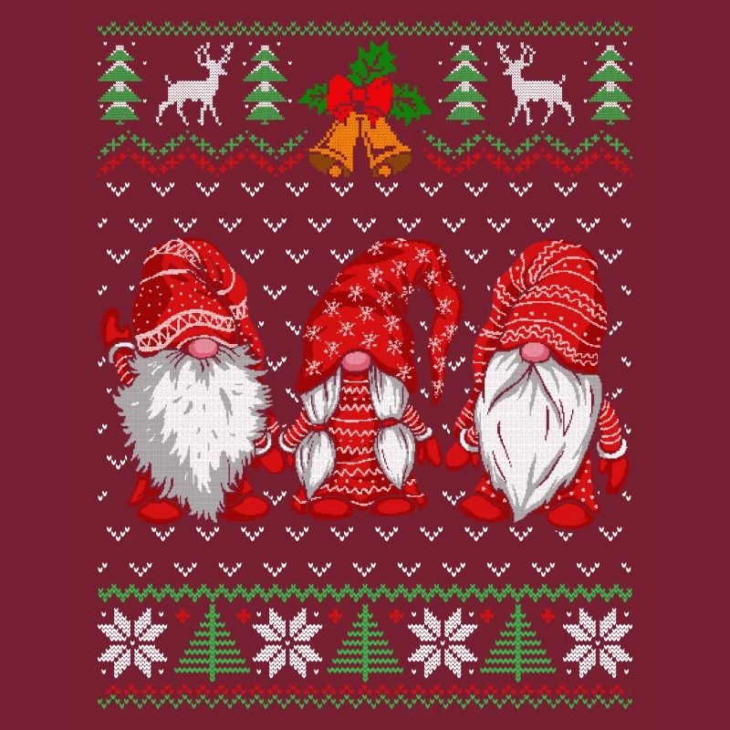 Conception de Noël de chien nain festif
