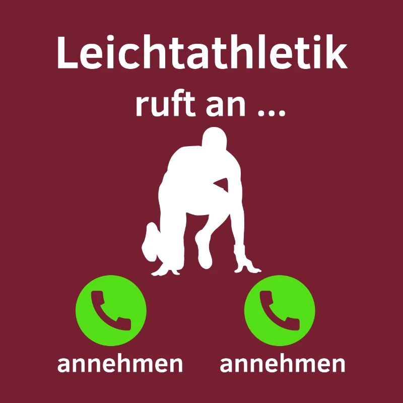 Leichtathletik ruft an - annehmen oder annehmen?