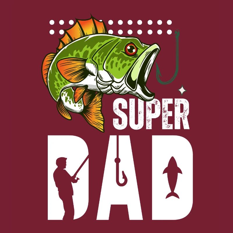 Super Dad Pêche Poisson Géant