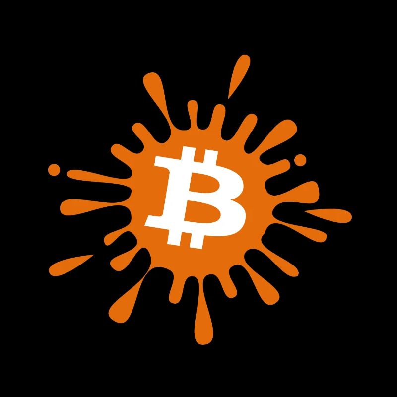 Bitcoin Crypto Cryptocurrency Splash