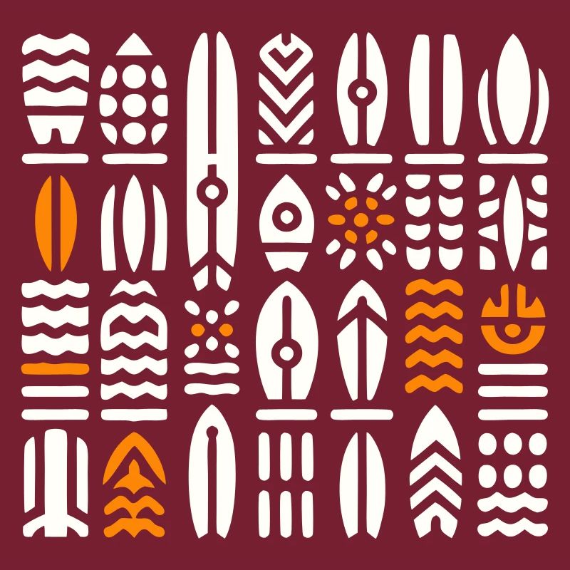 Abstract Surf and Wave Patterns