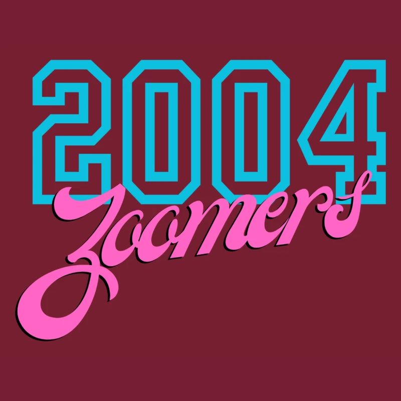 2004 Zomers Retro Neon Tee