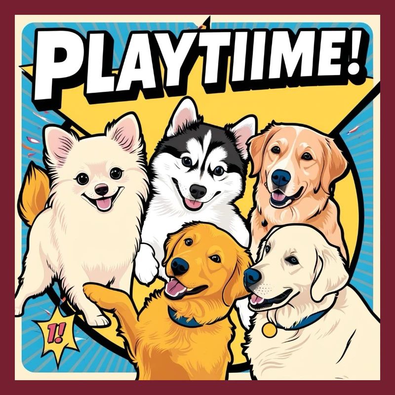 Comic Dogs - Playtime