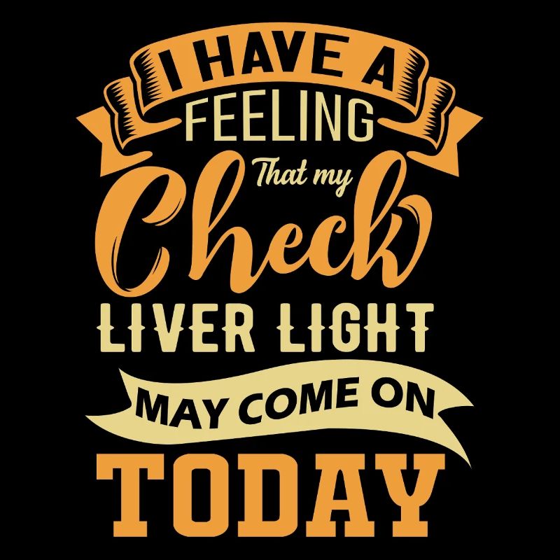 Check Liver Light – Lustiges Bier-Motiv
