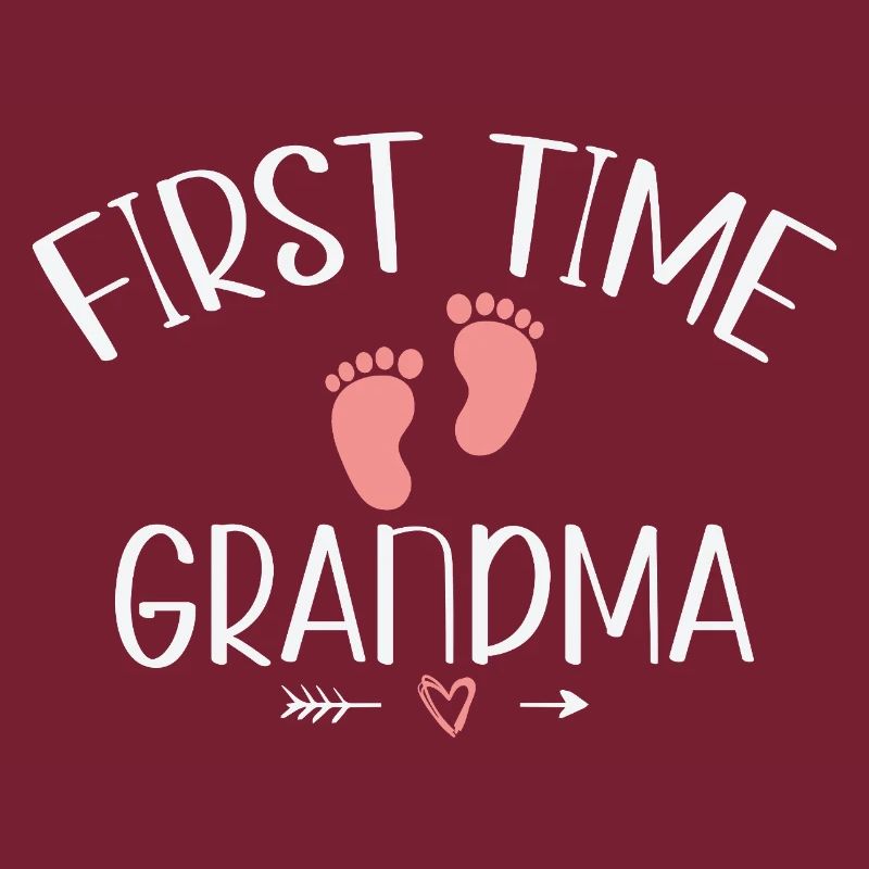 Zum ersten Mal Oma werdende Großmutter