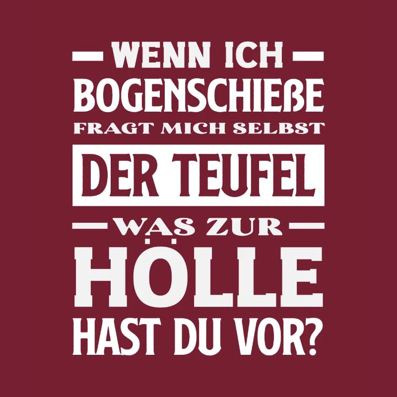 Ich gehe Bogenschießen