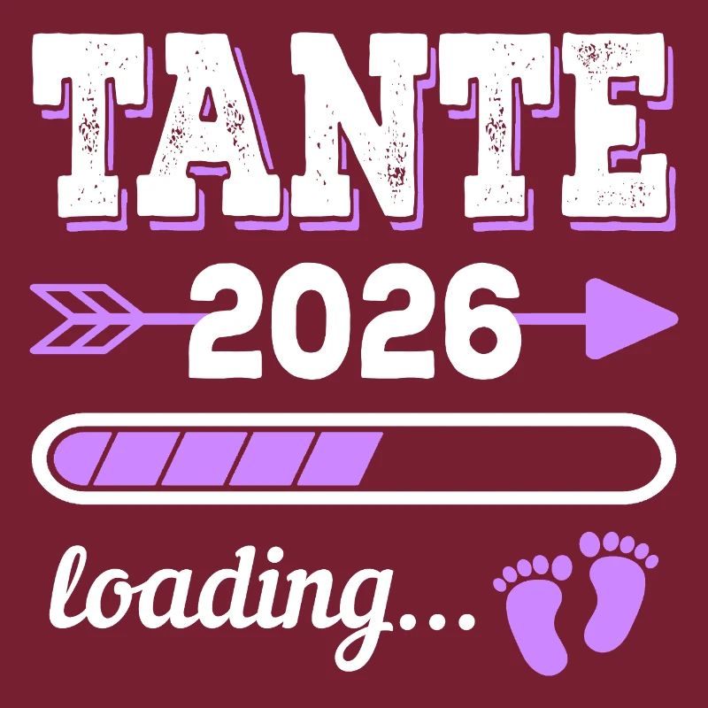 Tante 2026 Loading Schwangerschaft Geschenkidee