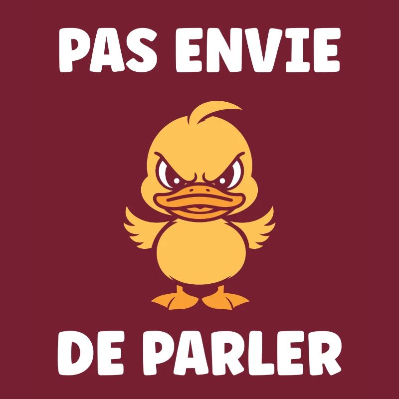 Pas envie de parler Canard