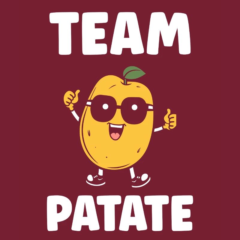 Equipe Patate Mascotte Souriante