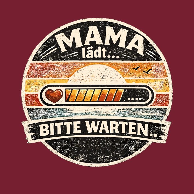 Mama lädt... Bitte warten Retro