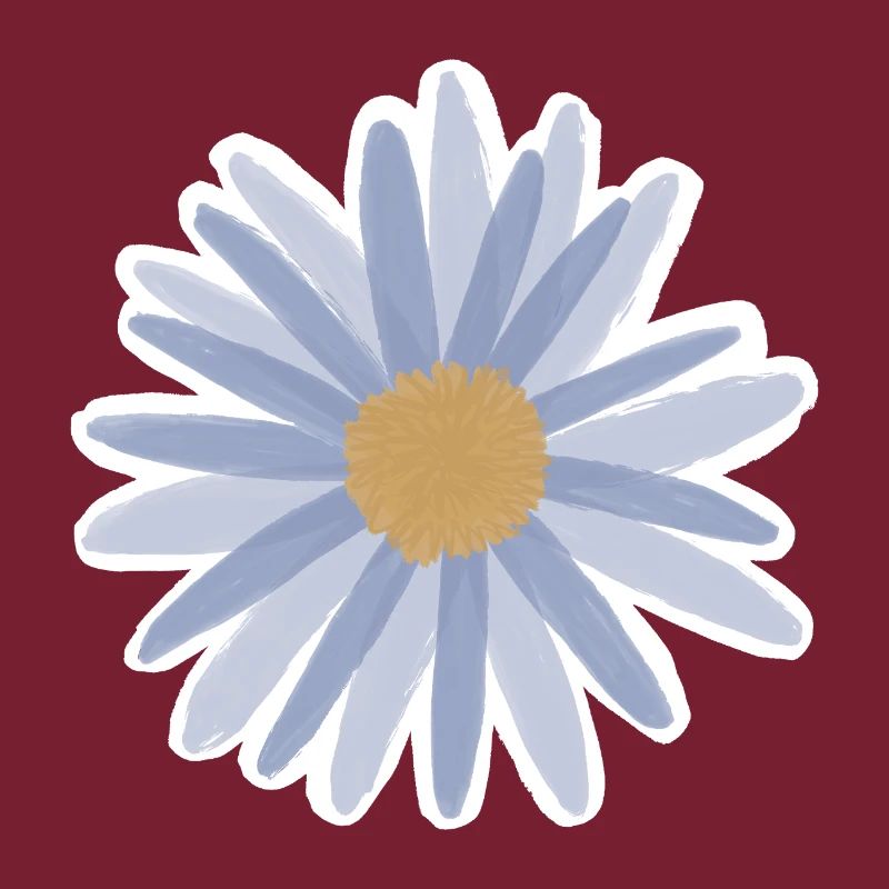 Blue Daisy Bloom Tee
